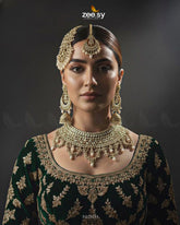 Rich Bold Hand Sculpt Bridal Set - Zeesy Jewellery