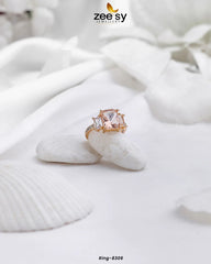 Ring-8306 Champagne - Zeesy Jewellery