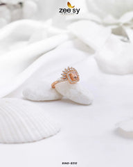 Ring-8310 Champagne - Zeesy Jewellery