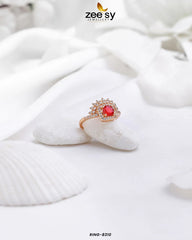 Ring-8310 Red - Zeesy Jewellery