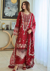 Sardinia Unstitched 3 Piece Lawn Collection-Rosabel - Kinza Hashmi