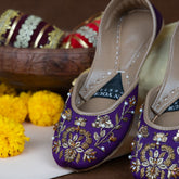 On Your Feets Casual Khussa-Royal Plum