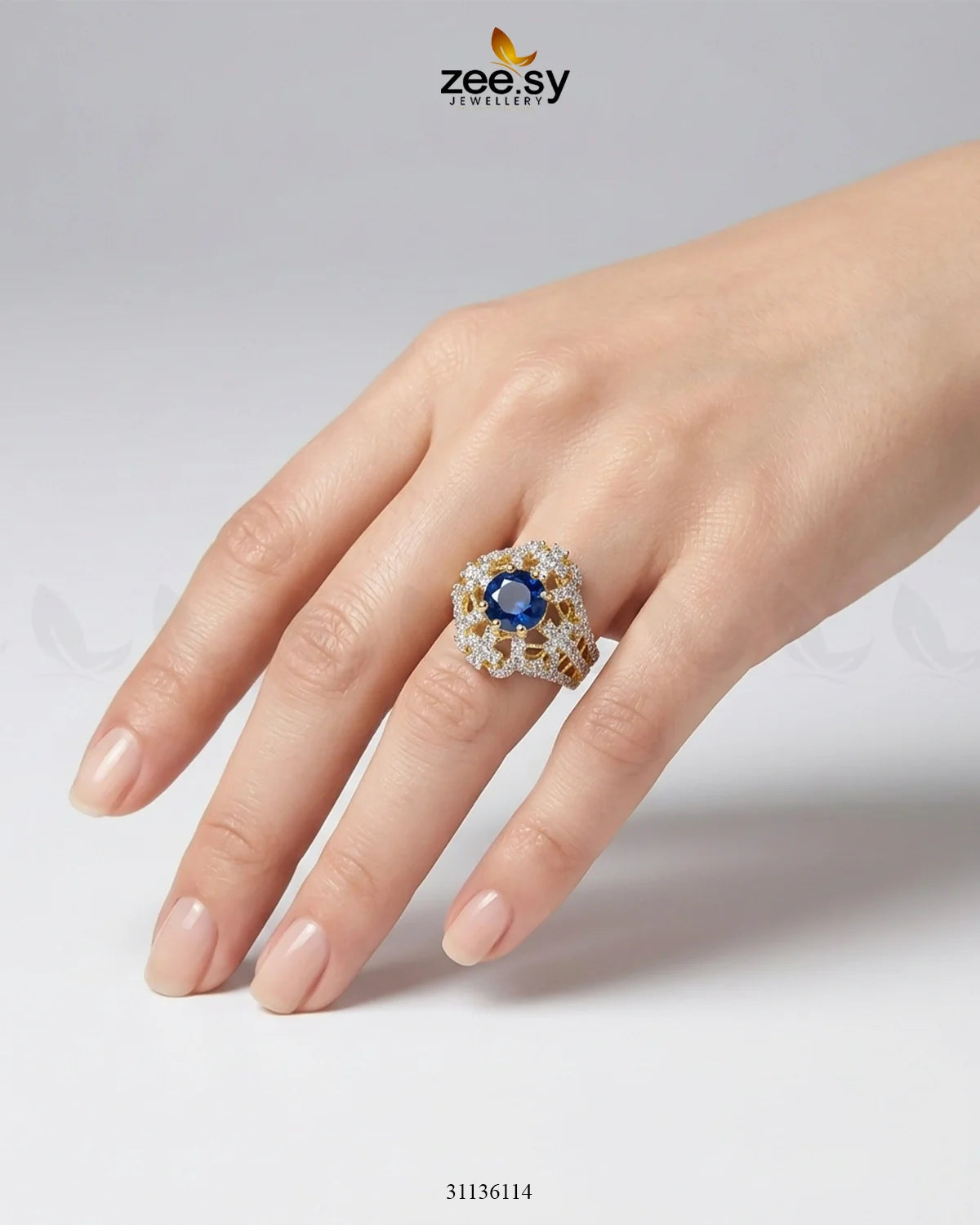 Royal Stone Cluster Ring