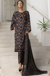 Rozaana by Hz Stitched 3 Piece Cambric Suit-CAP-3P-810