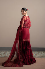 Elvin By Fabiha Fatima Unstitched 3 Piece Formals Collection'2025-Rubeia