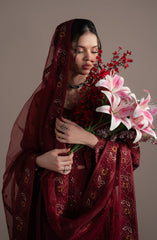 Elvin By Fabiha Fatima Unstitched 3 Piece Formals Collection'2025-Rubeia