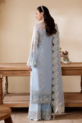 Muse By Serene Unstitched 3 Piece Luxury Festive Chiffon Suit-S-1078 Glace