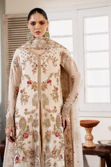 Muse By Serene Unstitched 3 Piece Luxury Festive Chiffon Suit-S-1081 Perle