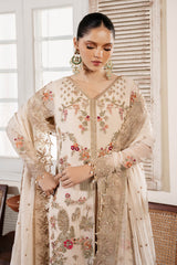 Muse By Serene Unstitched 3 Piece Luxury Festive Chiffon Suit-S-1081 Perle