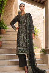 Sada Bahar Stitched 3 Piece Luxury Emb Spring Vol-07 Suit-LEL6-MK-50-Green