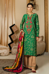 Aayra Stitched Summer Collection'2025-Garden Deep 3Pc