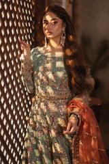 Sajal By Serene Unstitched 3 Piece Bridal Suit-SB-26 Raqs