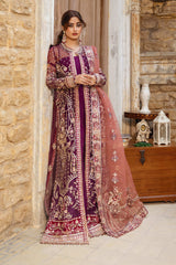 Sajal By Serene Unstitched 3 Piece Bridal Suit-SB-34 Nazakat