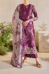 Iznik Unstitched 3 Piece Festive Embroidered Lawn Suit-SFL-04