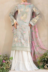 Iznik Unstitched 3 Piece Festive Embroidered Lawn Suit-SFL-07