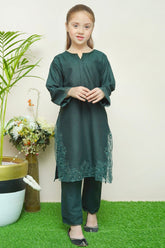 Whimsical Winters By Shanzey Stitched 2 Piece Emb Khaddar Suit-SHK-3114