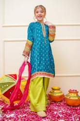 Sangeet By Shanzey Stitched 3 Piece Bari Eid Edit Suit-SHK-4502