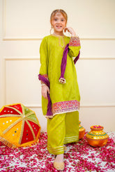 Sangeet By Shanzey Stitched 3 Piece Bari Eid Edit Suit-SHK-4504