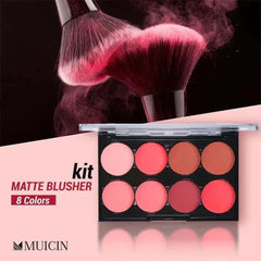 Muicin-Matte Blusher Kit 8 Colors