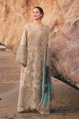 Hania By Imrozia Unstitched 3 Piece Luxury Lawn Suit-SL 83 Ayzal