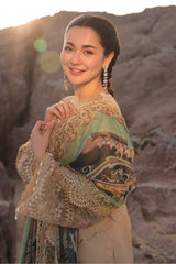 Hania By Imrozia Unstitched 3 Piece Luxury Lawn Suit-SL 83 Ayzal