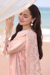 Hania By Imrozia Unstitched 3 Piece Luxury Lawn Suit-SL 84 Amaya