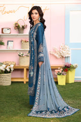 Hayam By Imrozia Serene Unstitched 3 Piece Luxury Eid Lawn Suit-SL 87 SAHAR