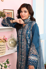 Hayam By Imrozia Serene Unstitched 3 Piece Luxury Eid Lawn Suit-SL 87 SAHAR