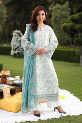 Hayam By Imrozia Serene Unstitched 3 Piece Luxury Eid Lawn Suit-SL 88 HIBA