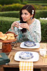 Hayam By Imrozia Serene Unstitched 3 Piece Luxury Eid Lawn Suit-SL 88 HIBA