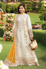 Hayam By Imrozia Serene Unstitched 3 Piece Luxury Eid Lawn Suit-SL 91 LULU