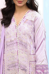 Hayam By Imrozia Serene Unstitched 3 Piece Luxury Eid Lawn Suit-SL 95 HALIMA