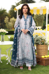 Hayam By Imrozia Serene Unstitched 3 Piece Luxury Eid Lawn Suit-SL 96 MUNIRA
