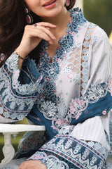 Hayam By Imrozia Serene Unstitched 3 Piece Luxury Eid Lawn Suit-SL 96 MUNIRA