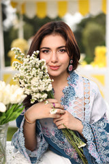 Hayam By Imrozia Serene Unstitched 3 Piece Luxury Eid Lawn Suit-SL 96 MUNIRA