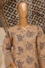 Eid Ke Rang By Bin Saeed Stitched 3 Piece Chikankari Lawn Suit-SM-1770-Skin