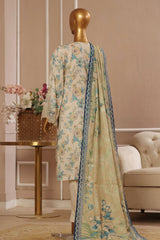 Eid Ke Rang By Bin Saeed Stitched 3 Piece Chikankari Lawn Suit-SM-1773-Skin