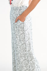 Sprinkles Stitched 1 Piece Summer Bottoms Women Collection'2025-Alover Art Work Wide Leg Pant