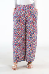 Sprinkles Stitched 1 Piece Summer Bottoms Women Collection'2025-Allover Floral Wide Leg Pant