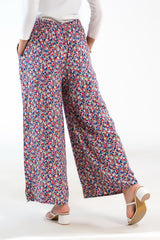 Sprinkles Stitched 1 Piece Summer Bottoms Women Collection'2025-Allover Floral Wide Leg Pant