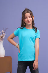 Sprinkles Stitched 1 Piece Summer Shirts Kids Collection'2025-Basic Tee - Blue