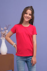 Sprinkles Stitched 1 Piece Summer Shirts Kids Collection'2025-Basic Tee - Red