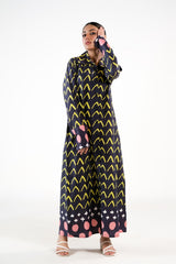 Sprinkles Stitched 1 Piece Summer Shirts Women Collection'2025-Neon Popart/ Neon Cyber - Cambric