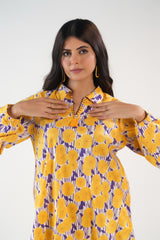 Sprinkles Stitched 2 Piece Summer Co Ord Sets Women Collection'2025-Sunny Canopy - Cambric