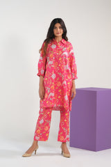 Sprinkles Stitched 2 Piece Summer Co Ord Sets Women Collection'2025-Blush Blossom Charm - Luxury Lawn