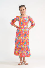 Sprinkles Stitched 1 Piece Summer Shirts Kids Collection'2025-Giraffiti - Cambric