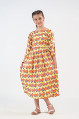 Sprinkles Stitched 1 Piece Summer Shirts Kids Collection'2025-Watermelon Whirl - Cambric