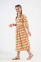 Sprinkles Stitched 1 Piece Summer Shirts Kids Collection'2025-Watermelon Whirl - Cambric