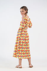 Sprinkles Stitched 1 Piece Summer Shirts Kids Collection'2025-Watermelon Whirl - Cambric