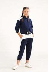 Sprinkles Stitched 2 Piece Winter Co Ord Sets Kids Collection'2025-Cozy Cloud Set - Navy